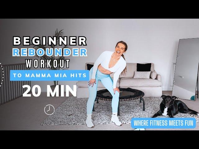 Beginner Mini Trampoline Workout: Mamma Mia Hits 20 Minute Session | Jump&Jacked