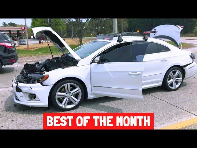 BEST OF THE MONTH (MAY) | Car Crashes, Idiots In Cars, Driving Fails Compilation 2024