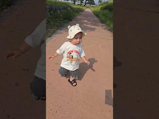 인기급상승 아가 몇살이야? #송해선생님 #15개월아기 #쇼츠 #송진화편지