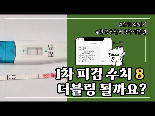 [시험관 VLOG] 낮은피검 더블링ㅣ2차·3차피검결과ㅣ희망편