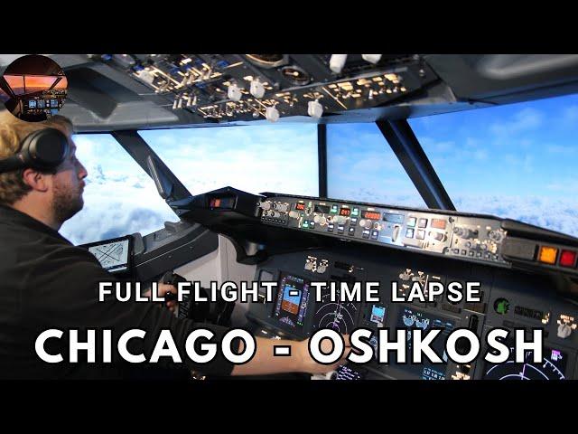 Flying a 737 to the EAA Airventure Oshkosh