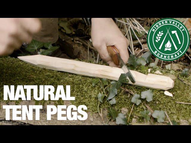 DIY Tent Pegs and Sliding Knots