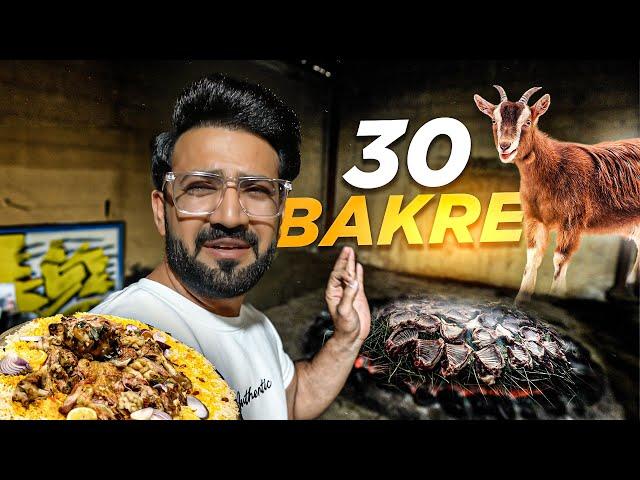 Arab Village Food Making of 30 Goats In Tandoor | Traditional Arab Food