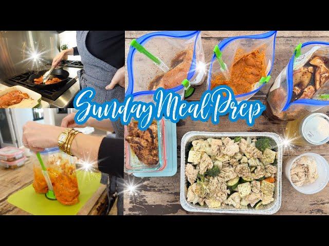 SUNDAY MEAL PREP // FEEDING MY FAMILY FOR A WEEK IN ONE HOUR!