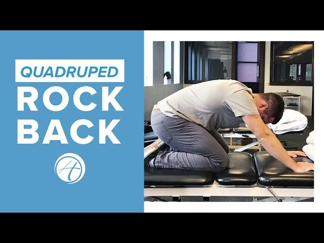 Quardruped Rock Back | Impropve Hip Mobility and Stretch Your Lower Back