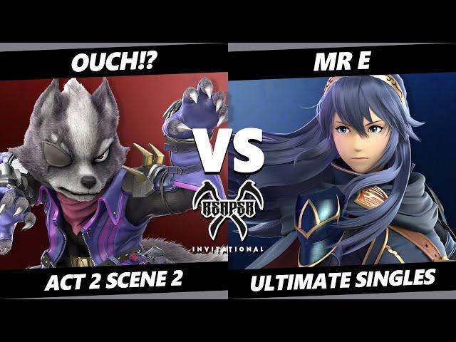 Reaper Invitational - ouch!? (Wolf) Vs. Mr. E (Lucina) Smash Ultimate - SSBU