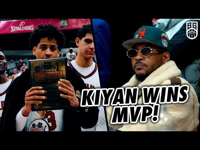 Kiyan Anthony MVP PERFORMANCE at the Hoophall Classic! LUHI VS. AZ Compass Prep!