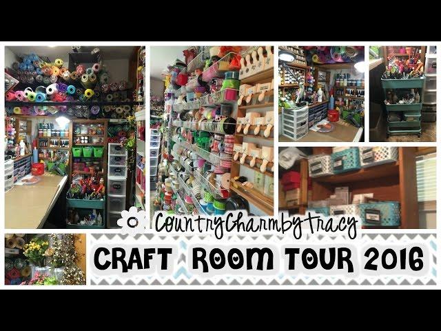 Craft Room Tour 2016 | First One Ever | Country Charm by Tracy