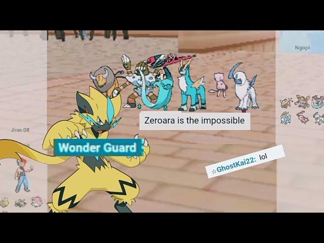 Wonder guard Zeraora trolls doubles ou #pokemonshowdown