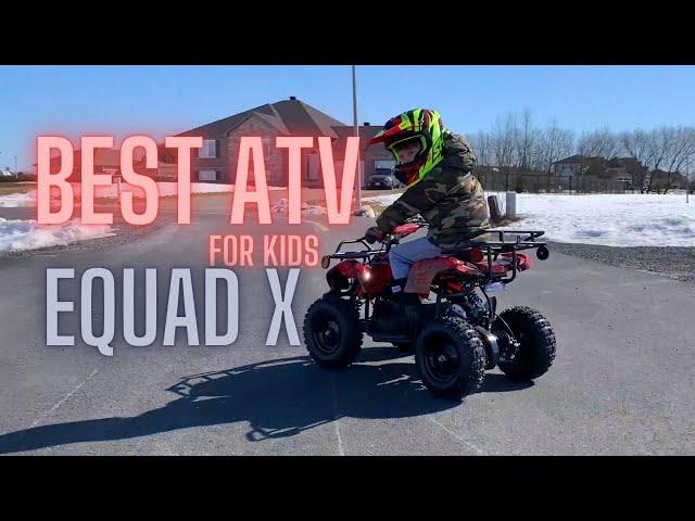 Ultimate Outdoor Fun with Rosso Motors eQuad X ATV for Kids
