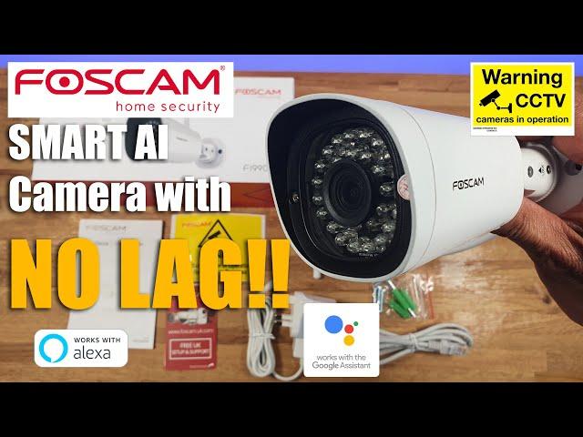 FOSCAM FI9902P Outdoor WIFI Security Camera SMART AI CAMERA WITH NO LAG | Unboxing and Setup