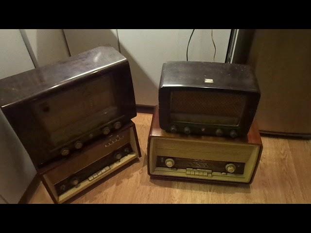 Crushing 1000 bought new antique vintage radio's to sell or destroy