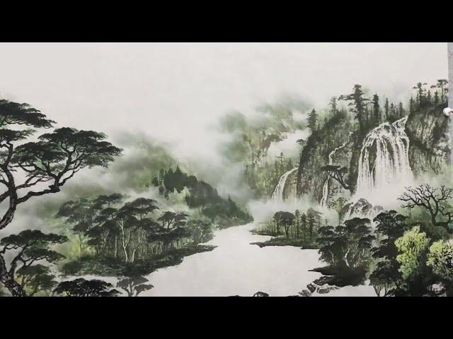 Paint a Beautiful landscape -Traditional Chinese Art