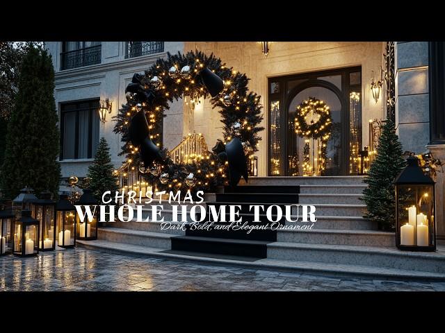 Christmas Whole Home Tour: Bold and Elegant Ornament Decor Ideas 2024