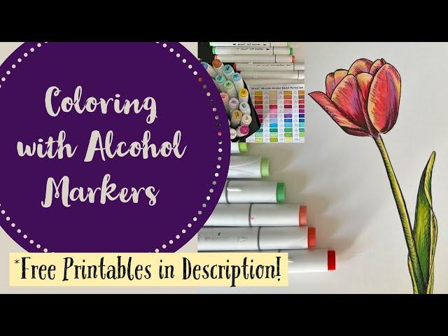 Coloring with Alcohol Markers