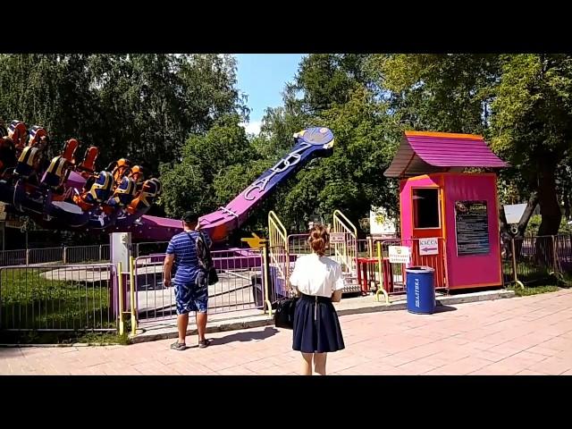 Парки и скверы Новосибирска, прогулка по городу.