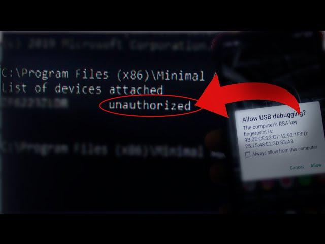 How TO Fix ADB DEVICE UNAUTHORISZED ISSUE in just 1 MINUTE - 100% working