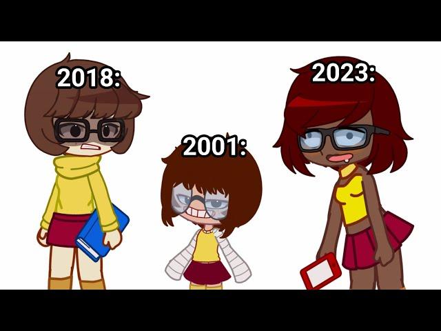 Velma dinkley over the Years: 