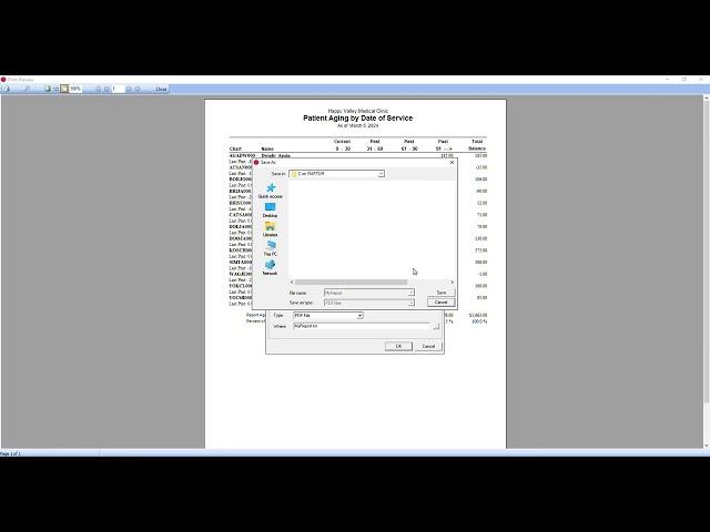 How to print Medisoft reports to a file in formats including PDF or Excel from Remote Desktop.