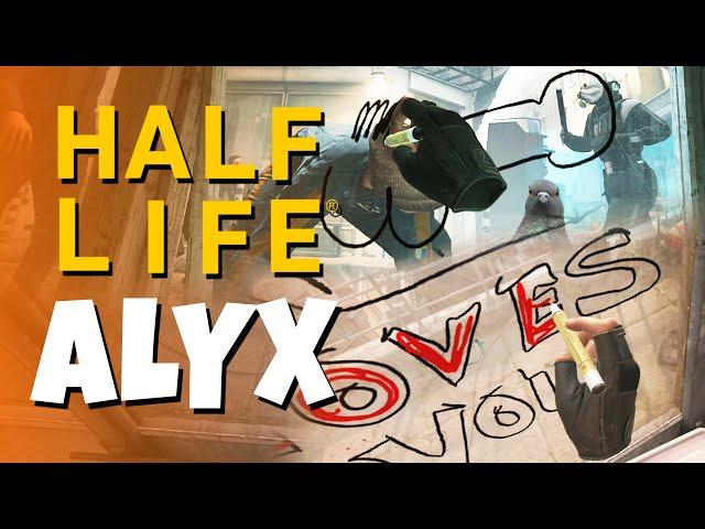 Half Life Alyx #1 - Whiteboard Pigeon Simulator - Valve Index