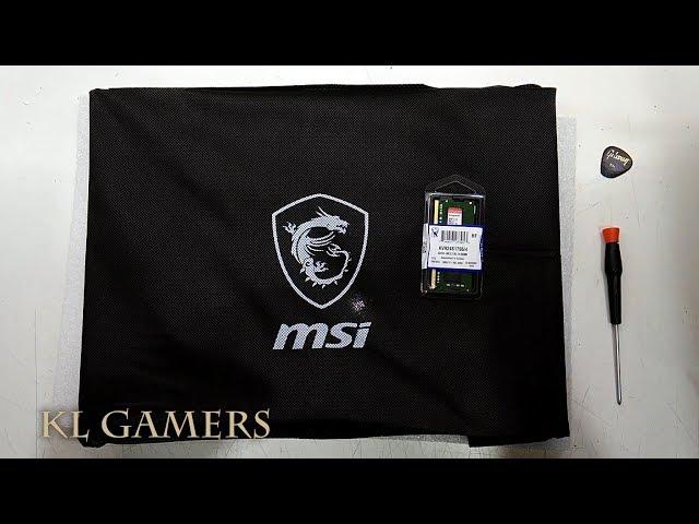 msi GAMING Notebook Laptop GF63 Thin 8RCS-050XMY Upgrade RAM DDR4 DIY 2019