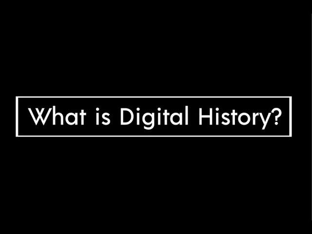 NDSU Covid-19 Digital History Project - What is a Digital History Project?