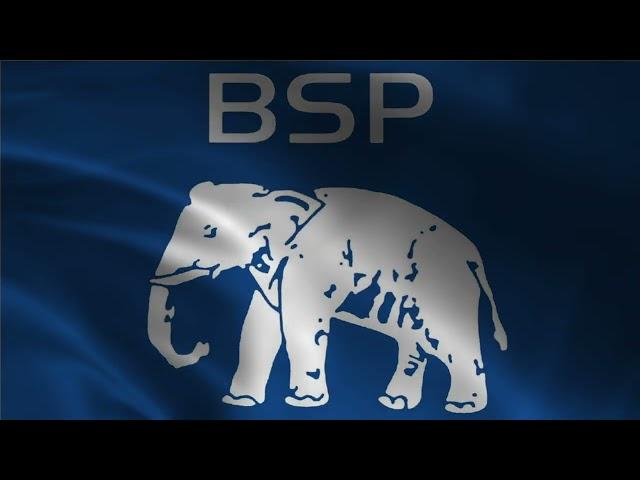 BSP Flag Waving | Bahujan Samaj Party Flag Waving | BSP Flag Screen