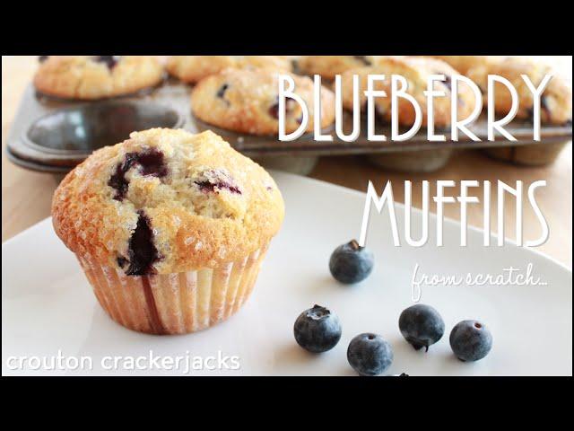 Homemade Blueberry Muffins!! How to Make Fruit Muffins from Scratch