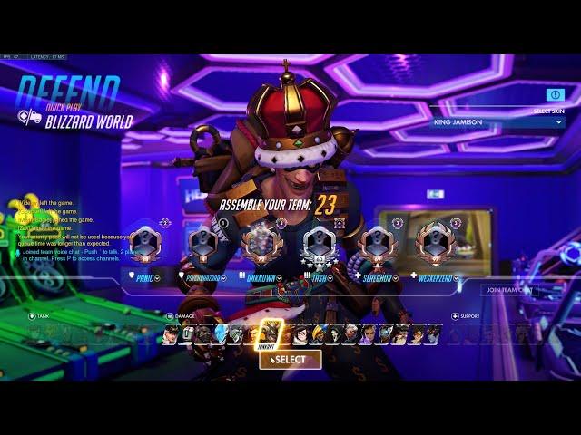 Overwatch 1 (1 hour) No commentary Overwatch Gameplay