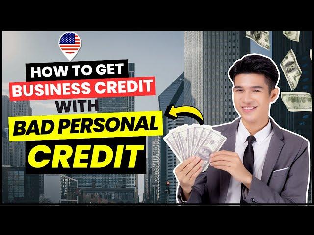 How To Get Business Credit With Bad Personal Credit 2024 | Startup Business Loan (No Credit Check!)