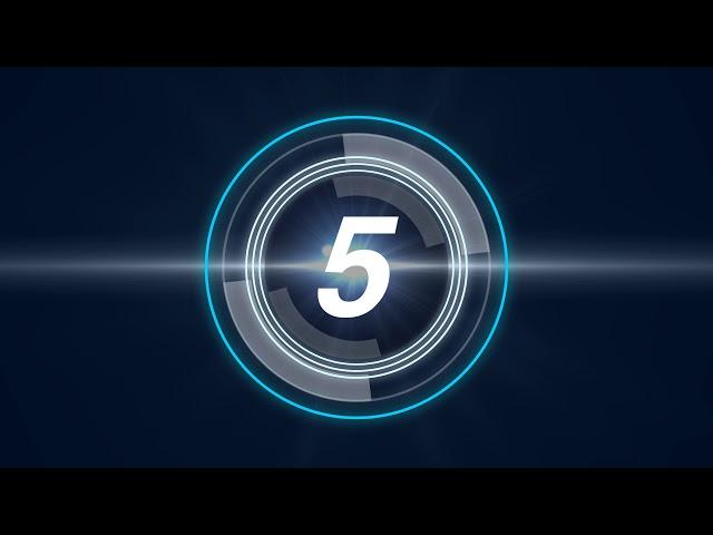 Countdown Timer video stock free after effects