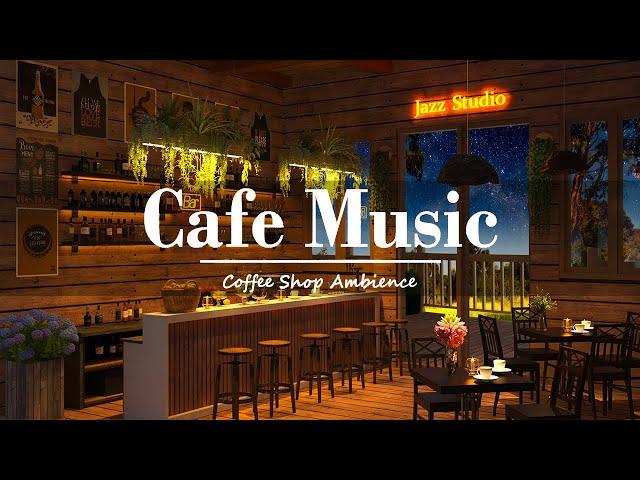 Positive April jazz, Relaxing jazz playlist, Soft jazz music in a cafe