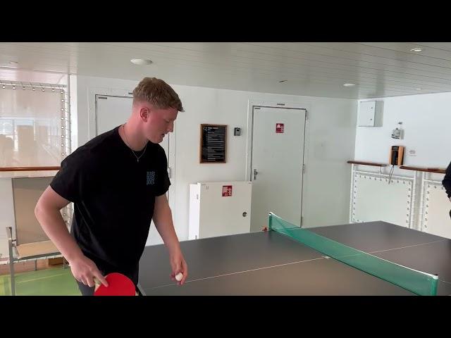 Ethan & Luc Table Tennis On A P&O Cruise Norway