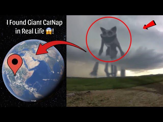 I Found Very Giant CatNap in Real Life On Google Earth and Google Maps !