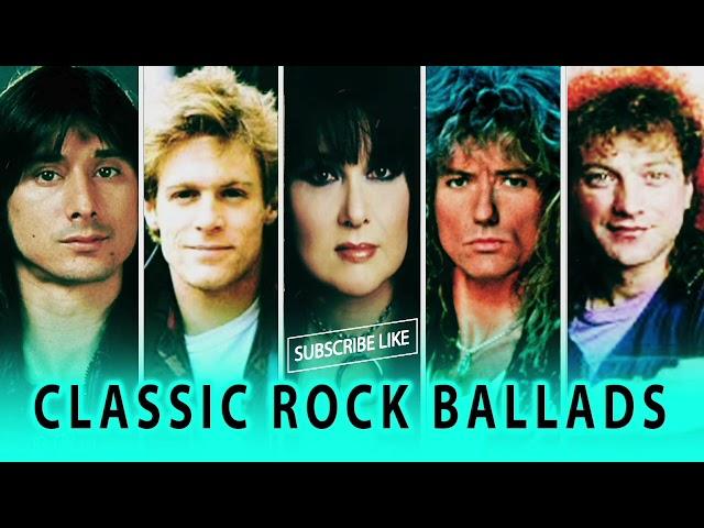 Classic Rock Ballads | Greatest Rock Power Ballads | Journey, Foreigner, Whitesnake, Heart