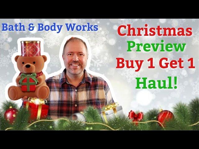 Bath & Body Works Christmas Preview B1G1 Haul