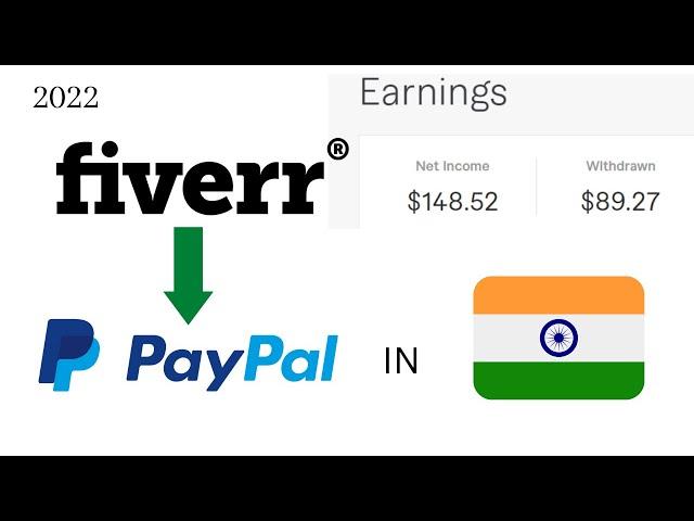 Withdrawing money from fiverr to paypal (India)