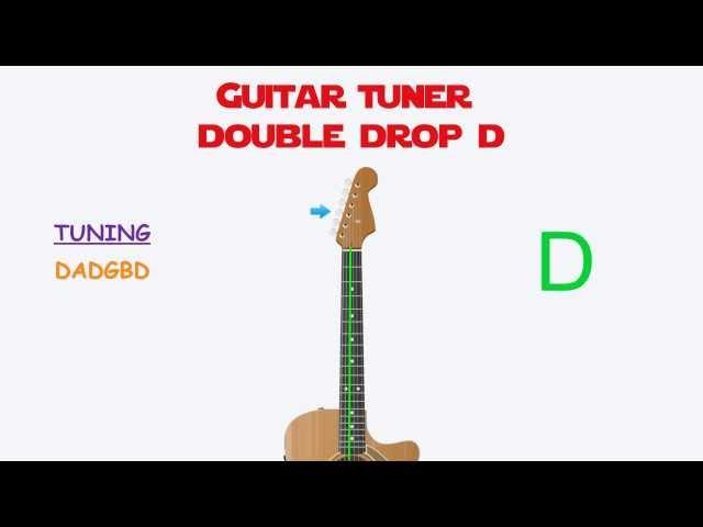 Guitar Tuning - Double Drop D