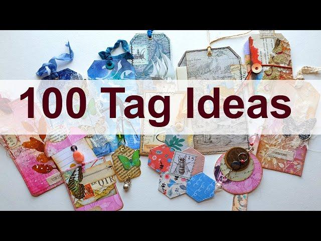 100 Tag Ideas #junkjournal #journalephemera