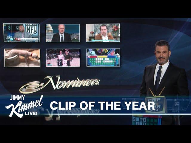 Jimmy Kimmel Declares Viral Clip of the Year 2024