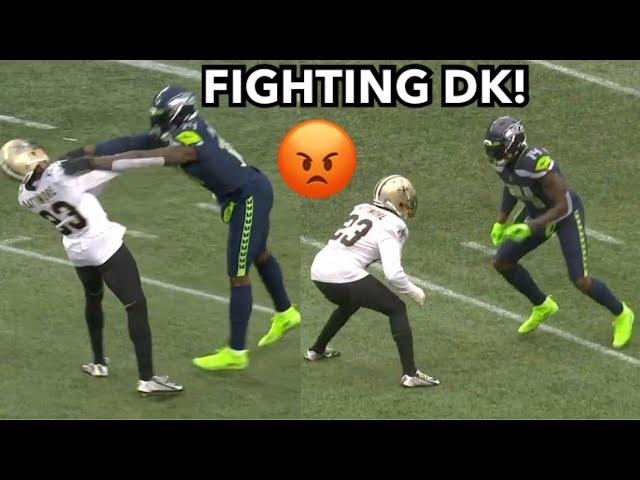 DK Metcalf vs Marshon Lattimore FIGHT + FULL Matchup! WR vs CB