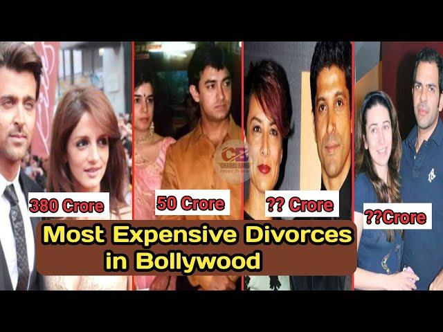 Most Expensive Divorces in Bollywood Industry || Expensive Divorces of Celebrities || Amir, Karishma
