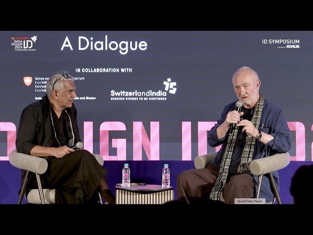 ID Symposium | Peter Zumthor in conversation with Bijoy Jain | India Design ID 2024