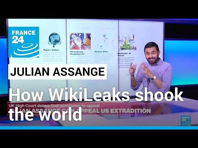 A look back at how WikiLeaks shook the world • FRANCE 24 English