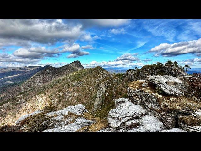 Chimneys Hike via MST - Linville Gorge Wilderness - NC - Hike Vlog 59