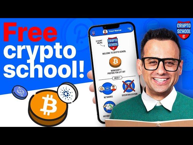 CRYPTO 101: LEARN ABOUT BITCOIN AND CRYPTO FREE AT CRYPTO SCHOOL!  (LIMITED TO 1000 PEOPLE!!)