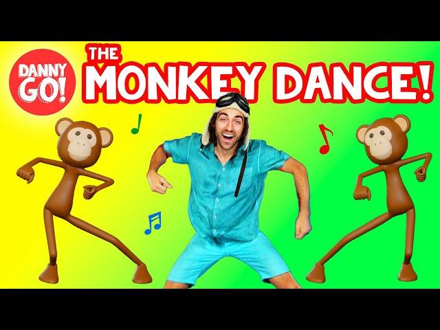 "The Monkey Dance!"  /// Danny Go! Brain Break Songs for Kids