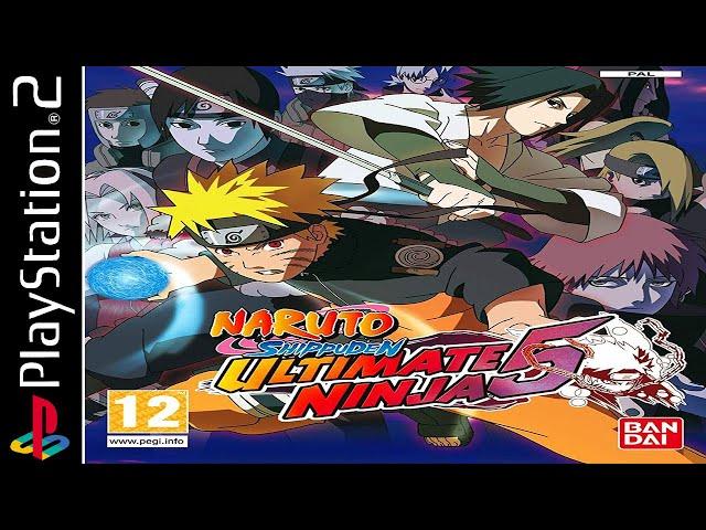 Naruto Shippuden: Ultimate Ninja 5 - Story 100% - Full Game Walkthrough / Longplay (PS2) 1080p 60fps