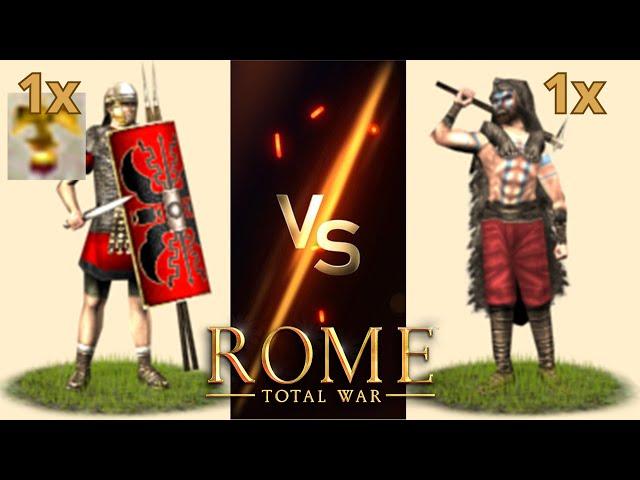 Can Berserkers Beat Early Legionary First Cohort in OG Rome: Total War?