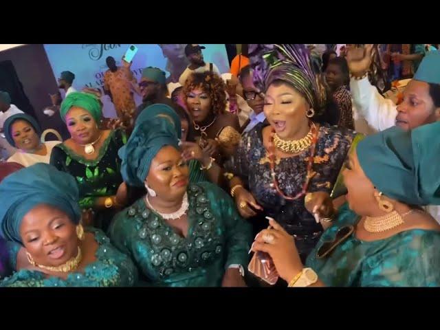 So much excitement as actress Wunmi Ajiboye and friends dances to MOHBAD song at her party